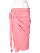 Marni Draped Skirt - Pink
