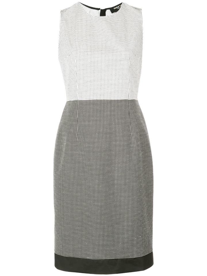 Paule Ka Short Dotted Dress - Black