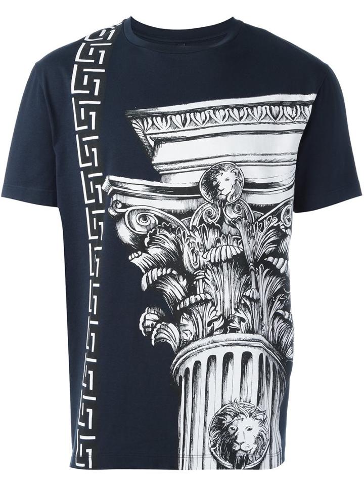 Versus Column Print T-shirt