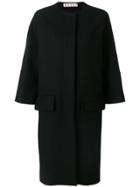 Marni Cropped Sleeve Coat - Black