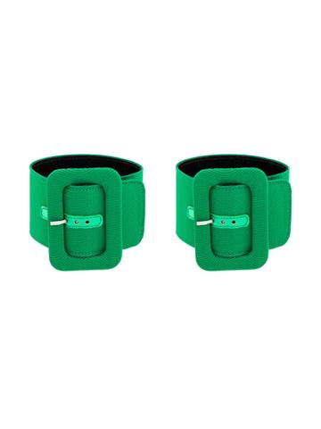 Attico Buckle Fasten Anklet - Green