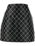 Giuseppe Di Morabito Geometric Mini Skirt - Black