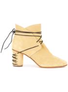 Jw Anderson Wrap-around Boots - Brown