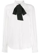 Liu Jo Tie-neck Blouse - White