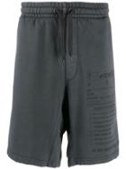 Moschino Army Label Bermuda Shorts - Grey