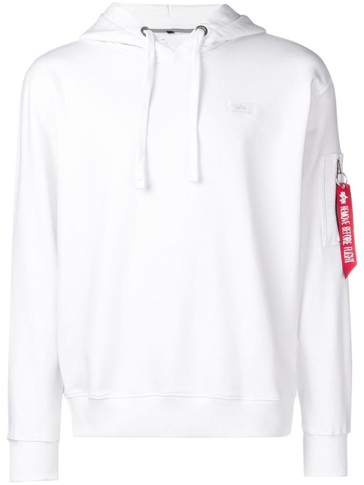 Alpha Industries X-fit Hooded Sweatshirt - White