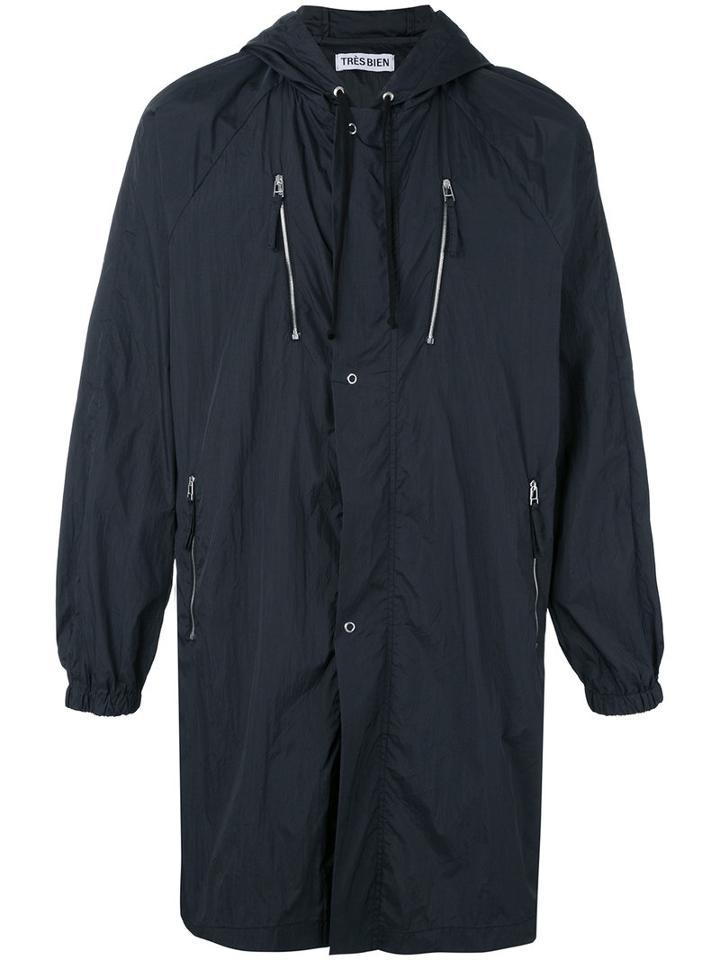 Très Bien - 'feather' Jacket - Men - Polyamide - 50, Black, Polyamide