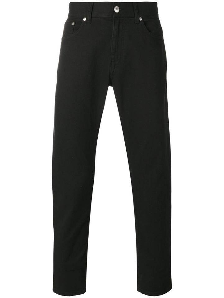 Msgm Regular Jeans - Black