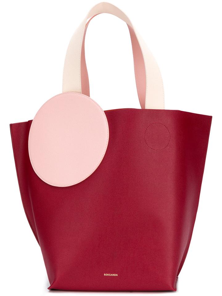 Roksanda Circle Path Tote Bag - Red