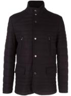 Corneliani Buttoned Short Coat, Men's, Size: 54, Blue, Virgin Wool/polyamide/cashmere/polyester