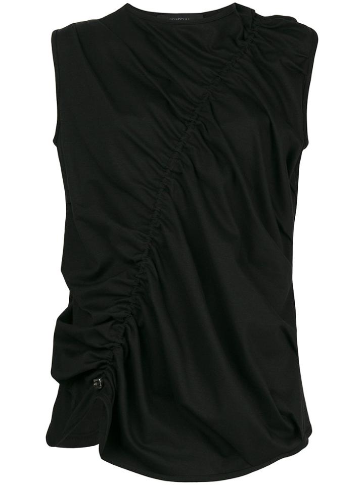 Sid Neigum Asymmetric Tank Top - Black