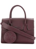 Versace Jeans Purse Detail Tote - Pink & Purple