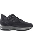 Hogan Interactive Sneakers, Men's, Size: 5.5, Blue, Leather/rubber