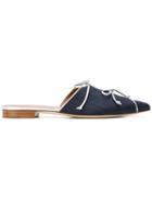 Malone Souliers Vilvin Moire Mules - Blue