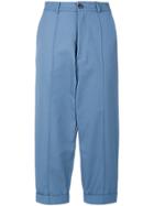 Société Anonyme Cropped Chino Trousers - Blue