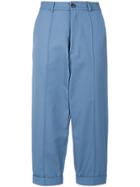 Société Anonyme Cropped Chino Trousers - Blue