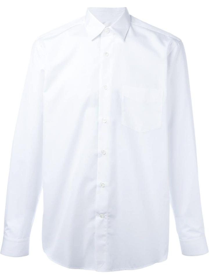 Canali Patch Pocket Shirt - White