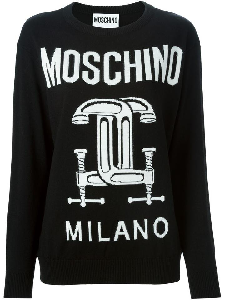 Moschino Interlocking C-clamp Sweater