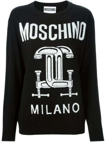 Moschino Interlocking C-clamp Sweater