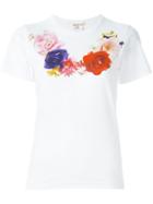 Comme Des Garçons Floral Print T-shirt