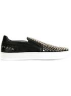 Philipp Plein Studded Slip-on Sneakers