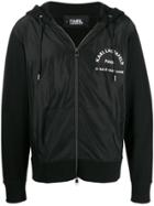 Karl Lagerfeld Rue St Guillaume Zip Hoodie - Black