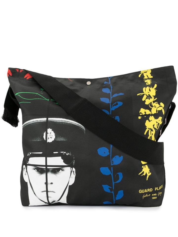 Jw Anderson Jw Anderson X Gilbert & George Guard Plants Bag - Black