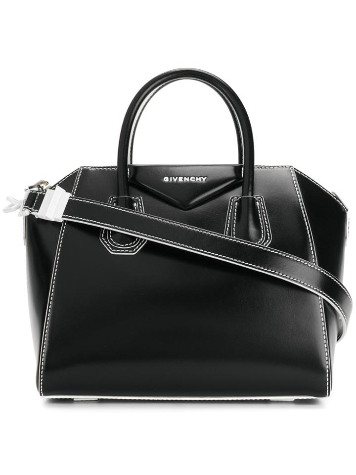 Givenchy Topstitch Antigona Tote - Black