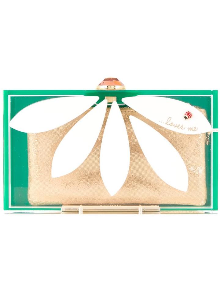 Charlotte Olympia Dotty Loves Me Clutch, Women's, Green, Pvc