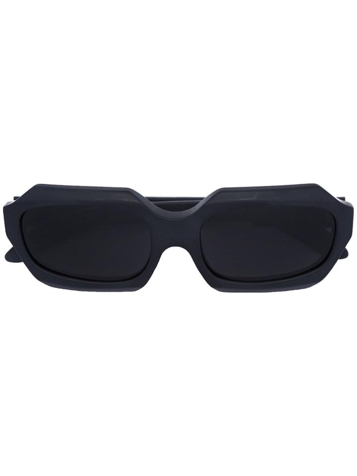 Kuboraum Geometric Tinted Sunglasses - Black