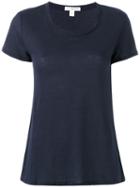 James Perse Scoop Neck T-shirt, Women's, Size: 0, Blue, Cotton