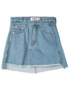 Ground Zero Denim Mini Skirt - Blue