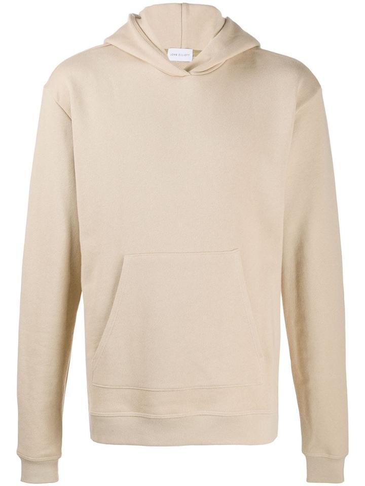 John Elliott Shawl Neck Hoodie - Neutrals