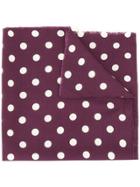 Undercover Polka Dot Scarf - Red