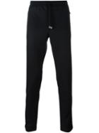 Dolce & Gabbana Drawstring Track Pants, Men's, Size: 50, Black, Polyamide/spandex/elastane/virgin Wool