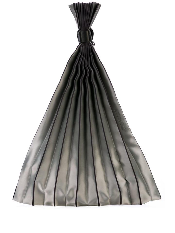 Pleats Please By Issey Miyake Pleated Shoulder Bag - Grey
