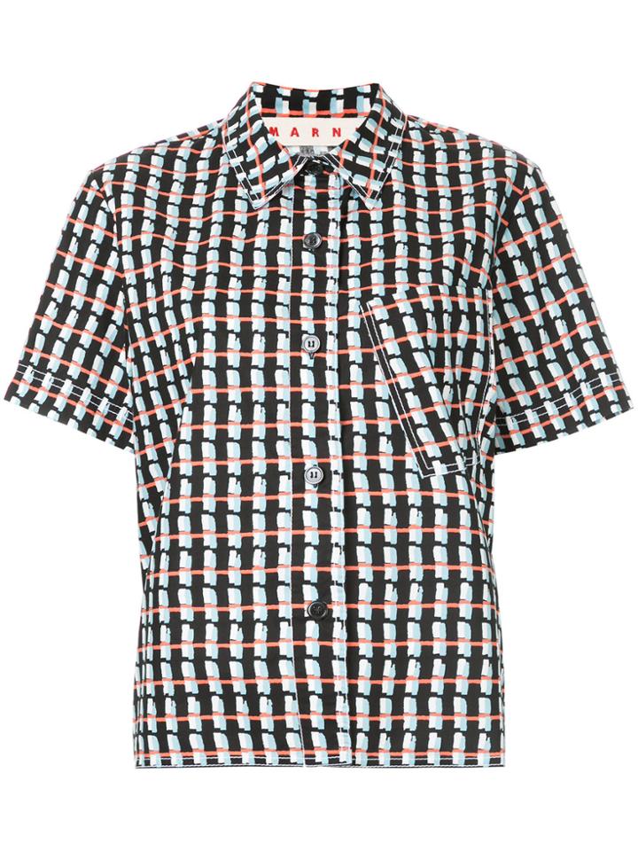 Marni Printed Shirt - Black