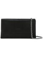 Casadei - Chain Clutch Bag - Women - Satin/kid Leather - One Size, Black, Satin/kid Leather