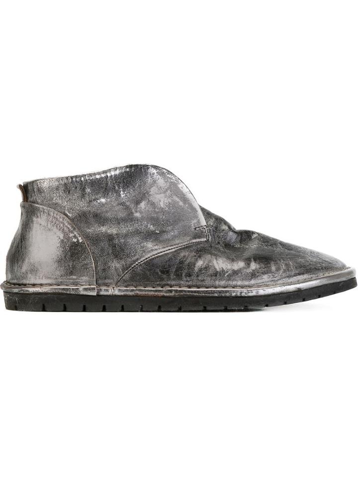 Marsèll Laceless Desert Boots, Women's, Size: 39, Grey, Calf Leather/rubber