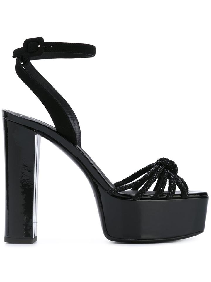 Giuseppe Zanotti Design Embellished Platform Sandals