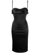 Dolce & Gabbana Pre-owned 1990's Fitted Slip Dress - Black