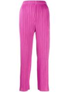 Pleats Please Issey Miyake High-waisted Pleated Trousers - Pink