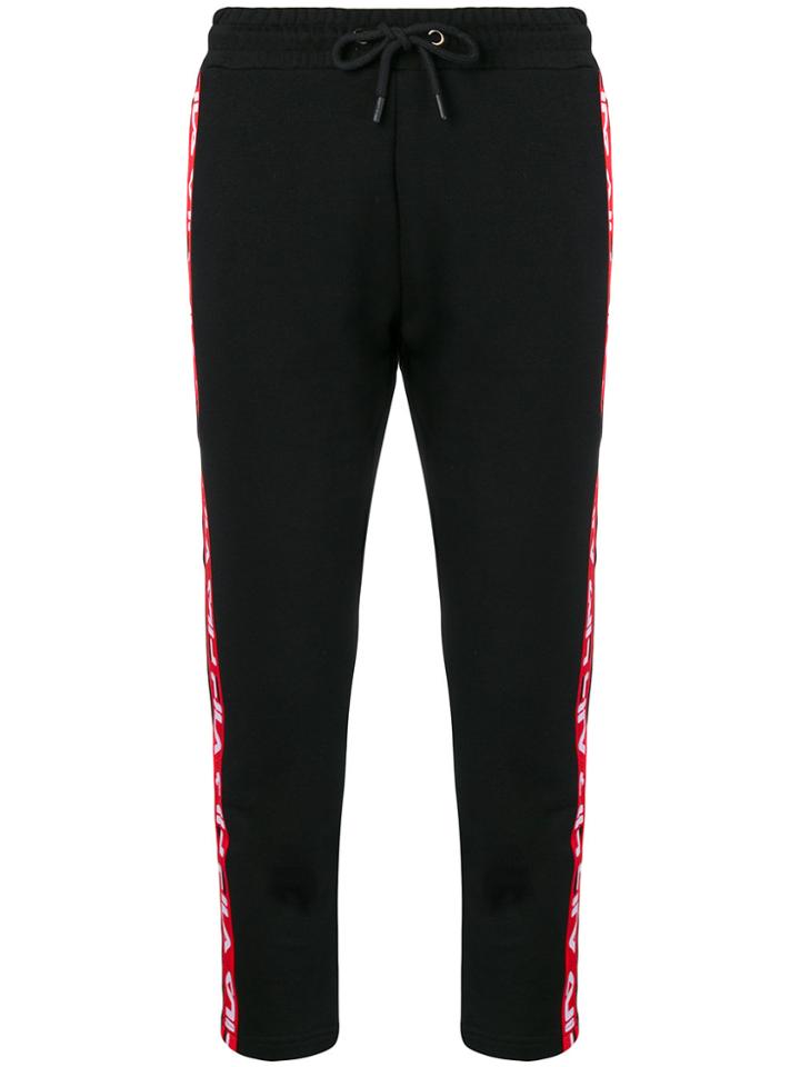 Fila Logo Taped Track Pants - Black