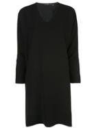 Natori Long Sleeve Shift Dress - Black
