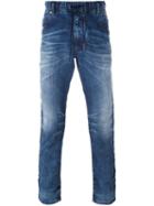 Diesel 'krooley-ne' Jeans, Men's, Size: 28, Blue, Cotton/polyester/spandex/elastane