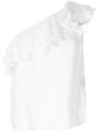 Isabel Marant Étoile One-shoulder Ruffle Blouse - White