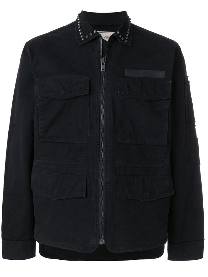 Zadig & Voltaire Studded Lightweight Jacket - Black