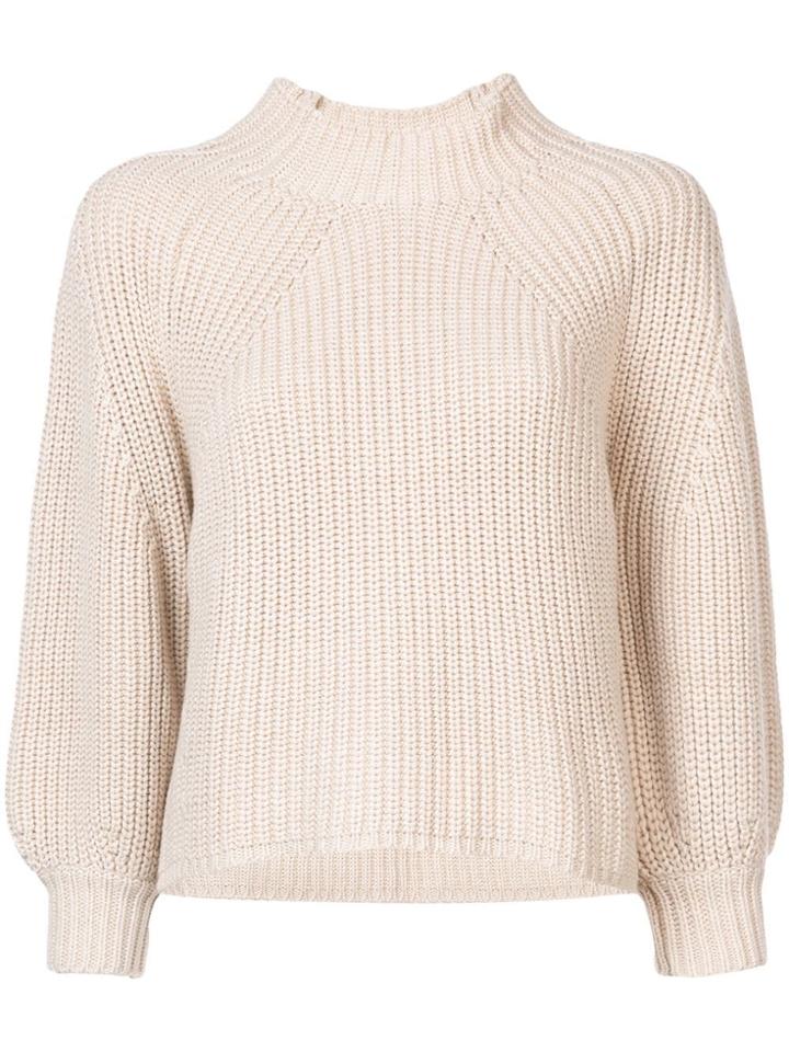 Apiece Apart Cropped Sweater - Brown