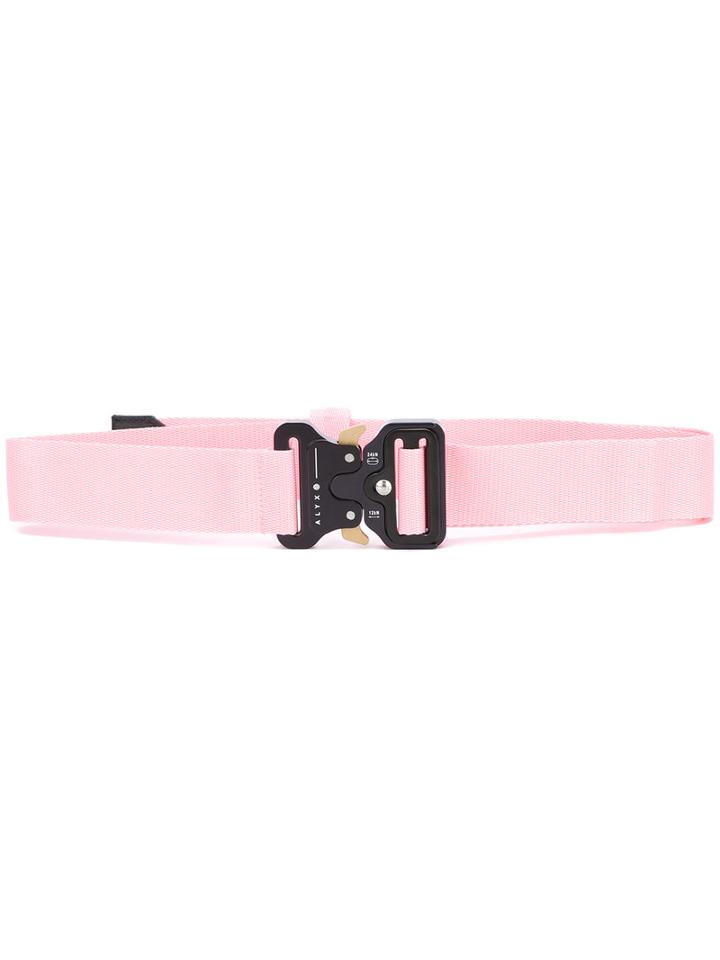 Alyx - Buckled Belt - Women - Polypropylene/metal - S, Women's, Pink/purple, Polypropylene/metal