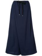 Marni Drawstring Waist Cropped Trousers - Blue